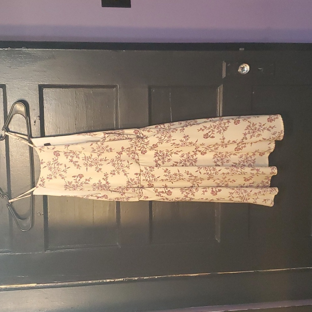 White Floral Dress